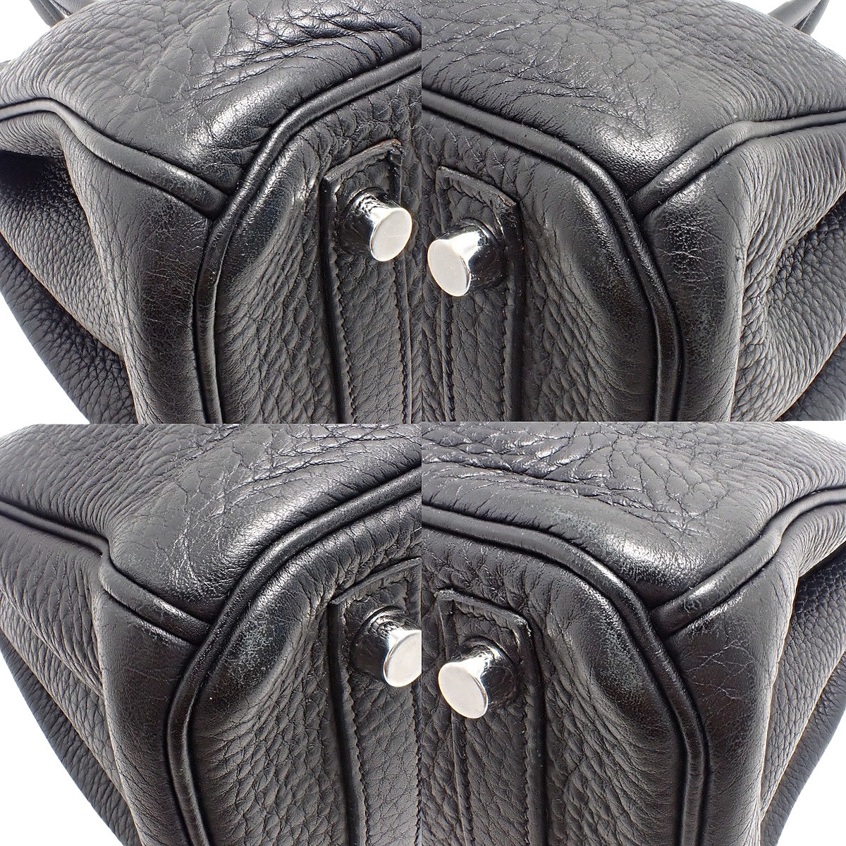 Birkin 30，Taurillon Clemence 皮革，黑色，银色五金，□N 印记