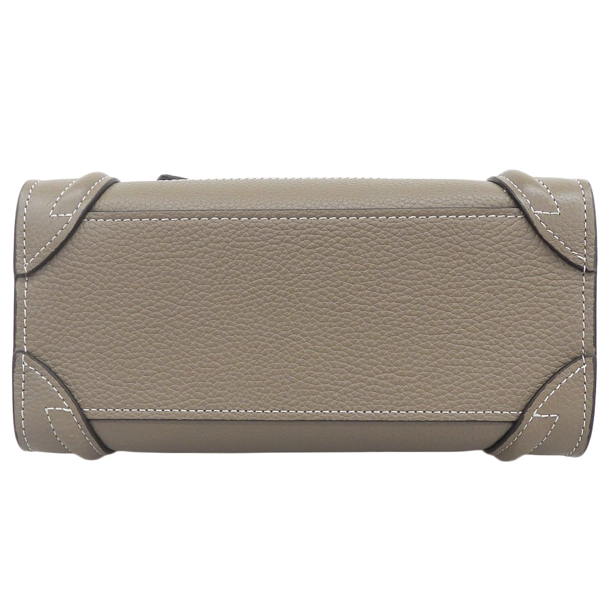 Luggage Nano Shopper in Drummed Calfskin, Slim Fit, 189243DRU.09SO