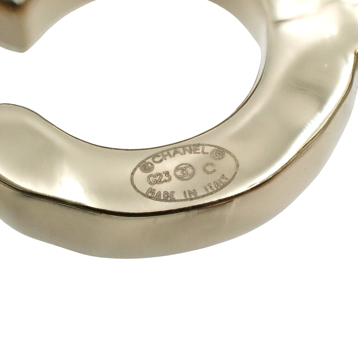 COCO Heart Bangle, Metal (GP), Leather, Faux Pearl, S