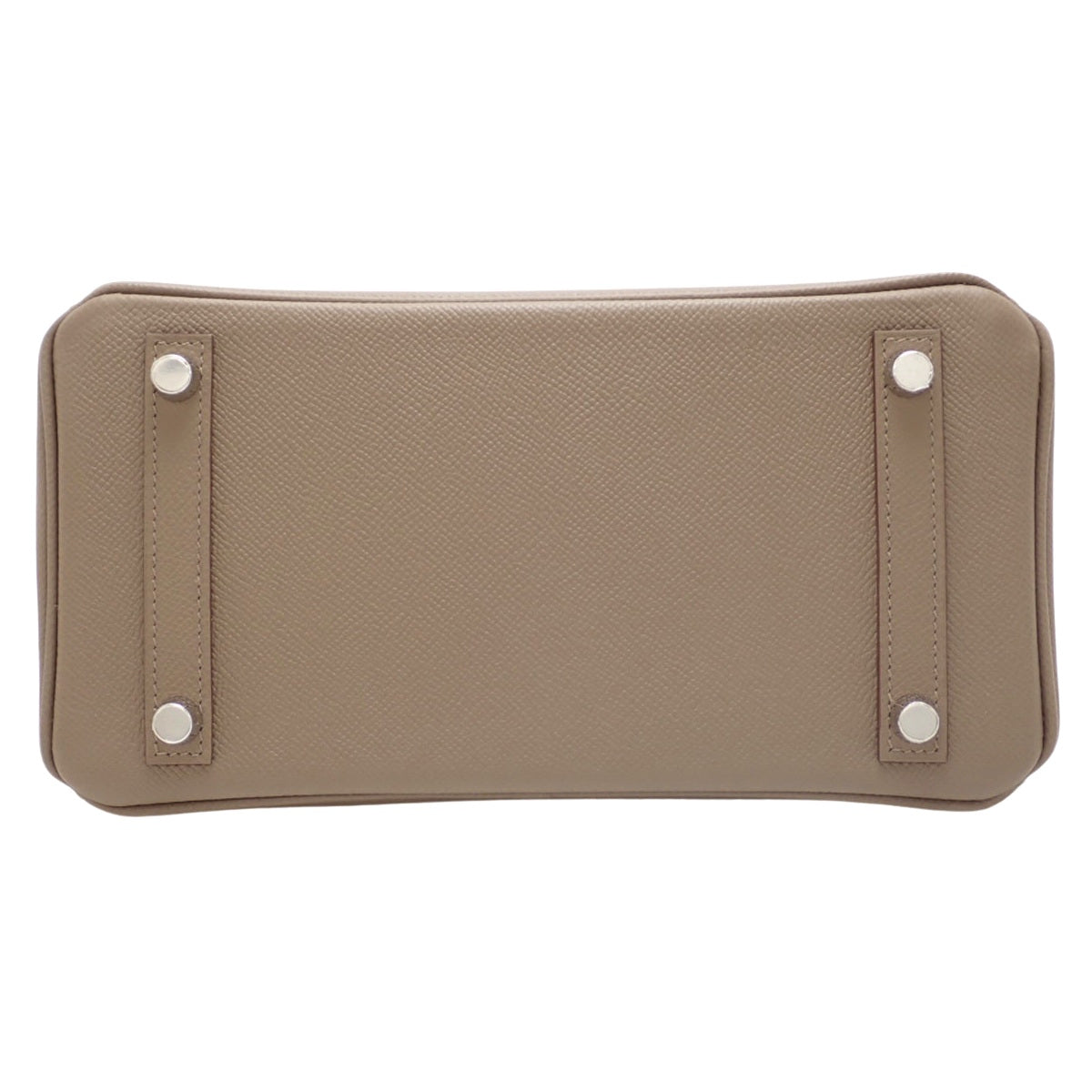 爱马仕铂金包25，三色，Epsom牛皮，大象灰/Etoupe色，Gris Perle色，Ebène色，银扣，B刻。