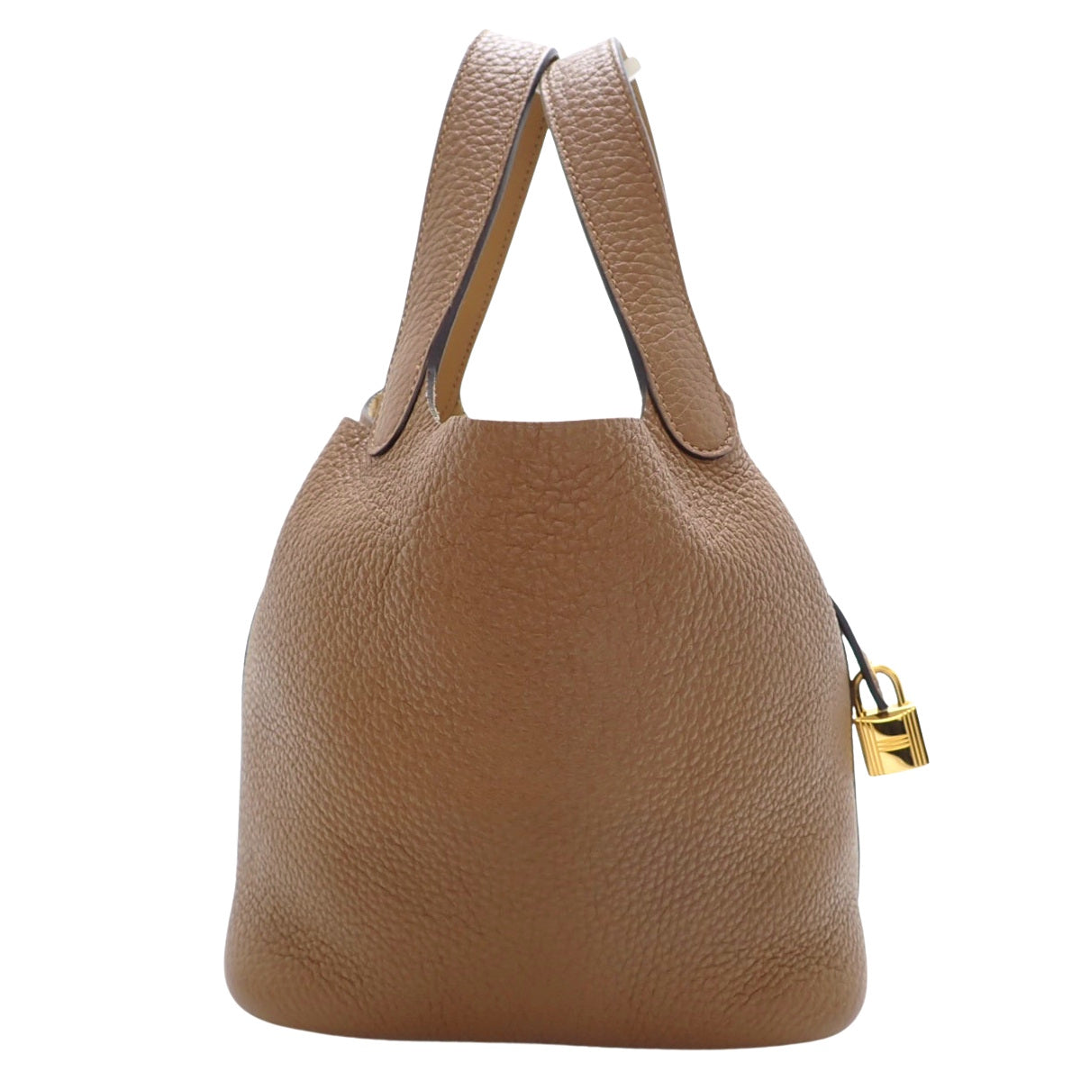 Picotin Lock Eclat PM Taurillon Clemence Swift Alezan Biscuit Gold Hardware Z stamp