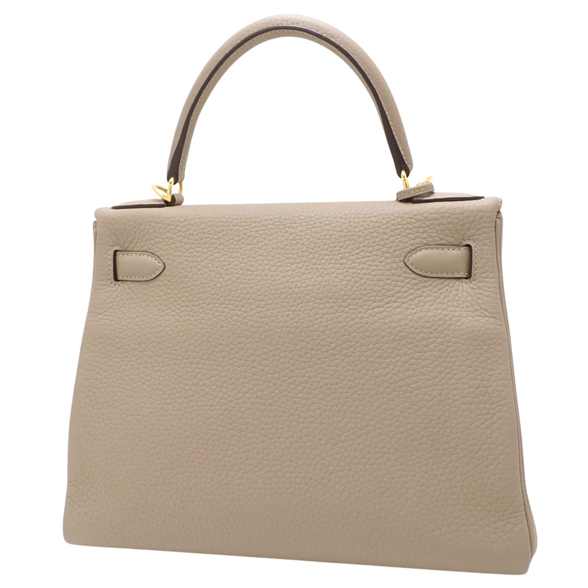 ケリー28 (内縫い) トリヨンクレマンス トゥルティエールグレー ゴールド金具 Z刻印