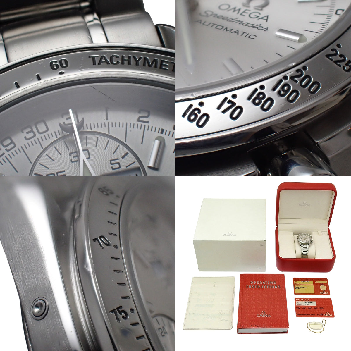 Speedmaster 3523.30.00 SS Silver Automatic Men's
