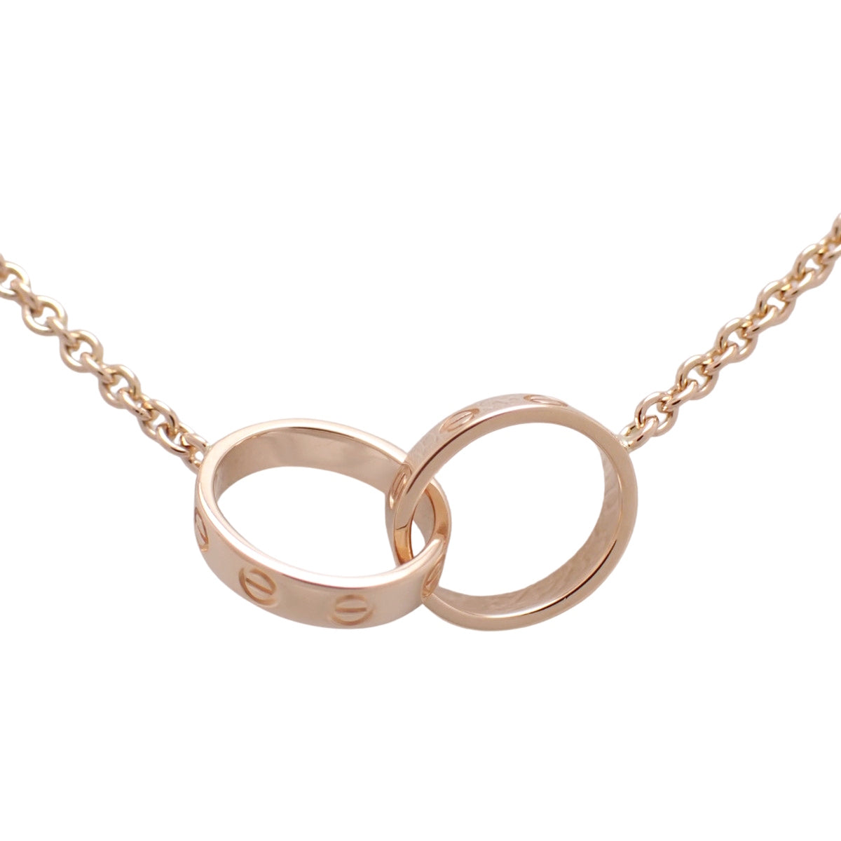 LOVEネックレス ピンクゴールド K18PG 6.9g