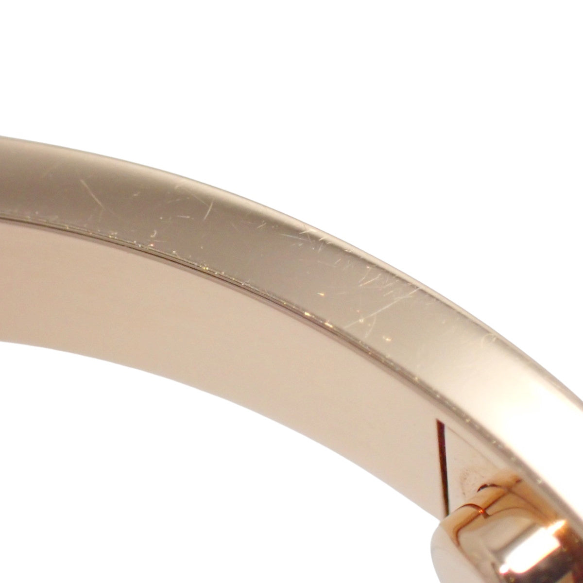 LOVE Bracelet, classic model, 4 diamonds, pink gold K18PG, size 17, 33.0g
