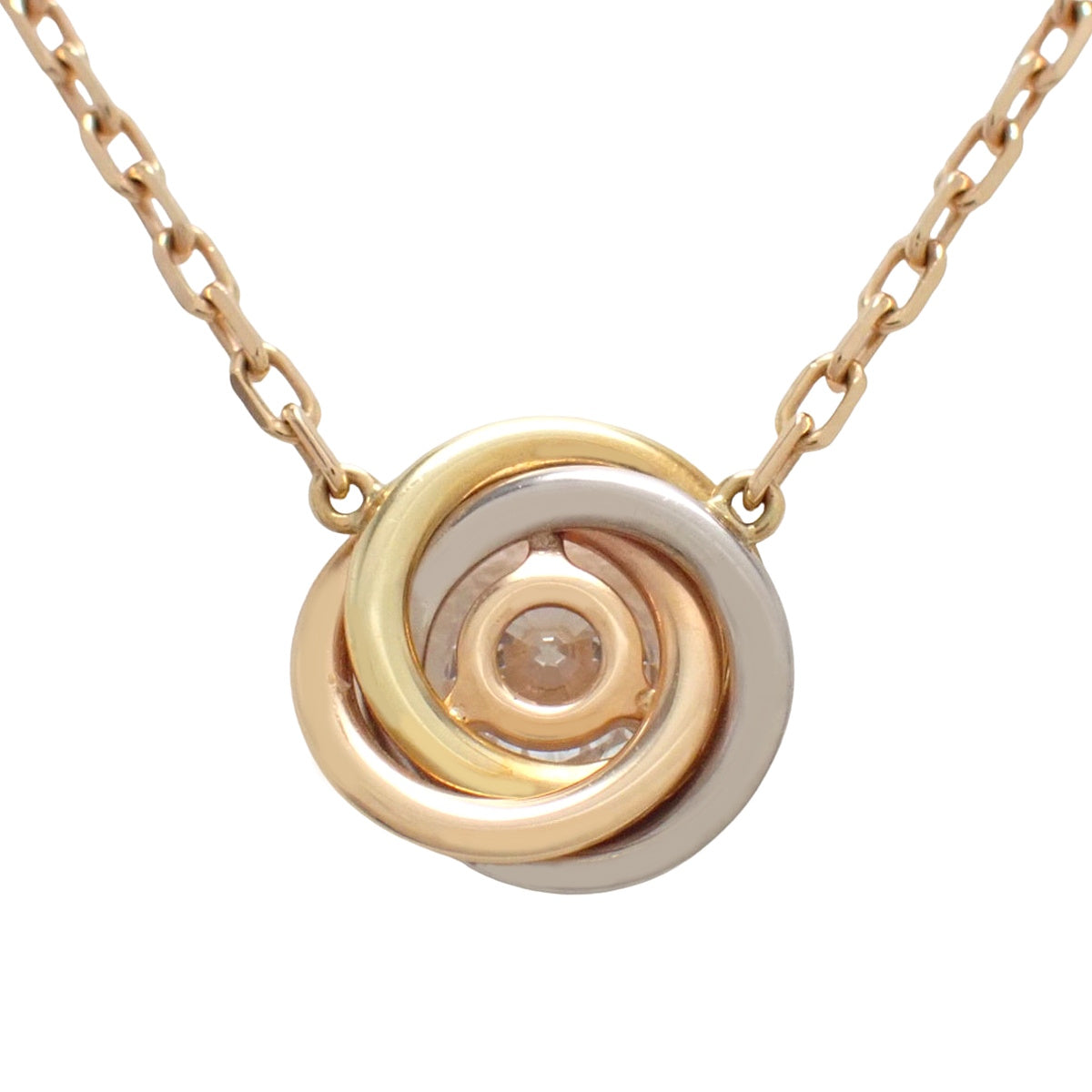 トリニティ ペンダント ダイヤモンド イエローゴールド K18YG ピンクゴールド K18PG ホワイトゴールド K18WG 2.8g