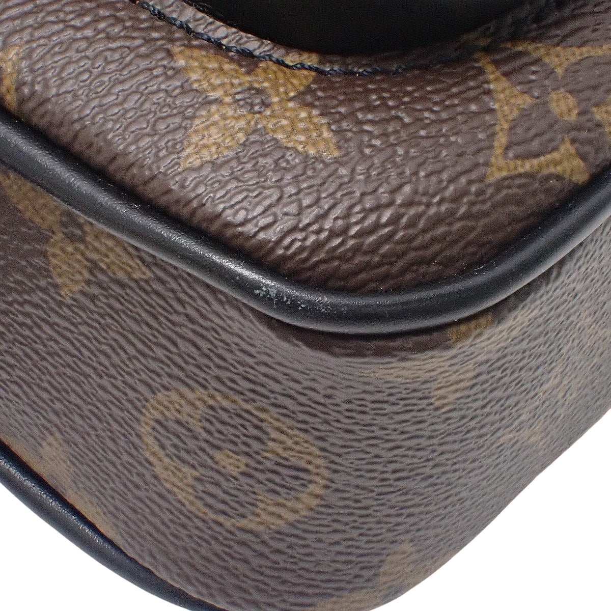 Monogram Macassar Christopher Wearable Wallet Black Brown M69404