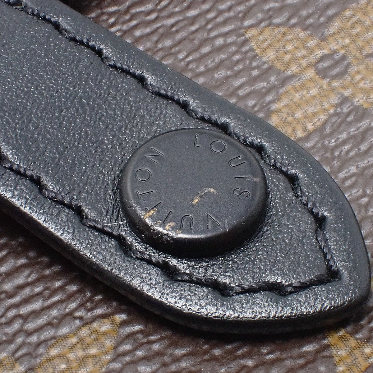 Monogram Macassar Christopher Wearable Wallet Black Brown M69404