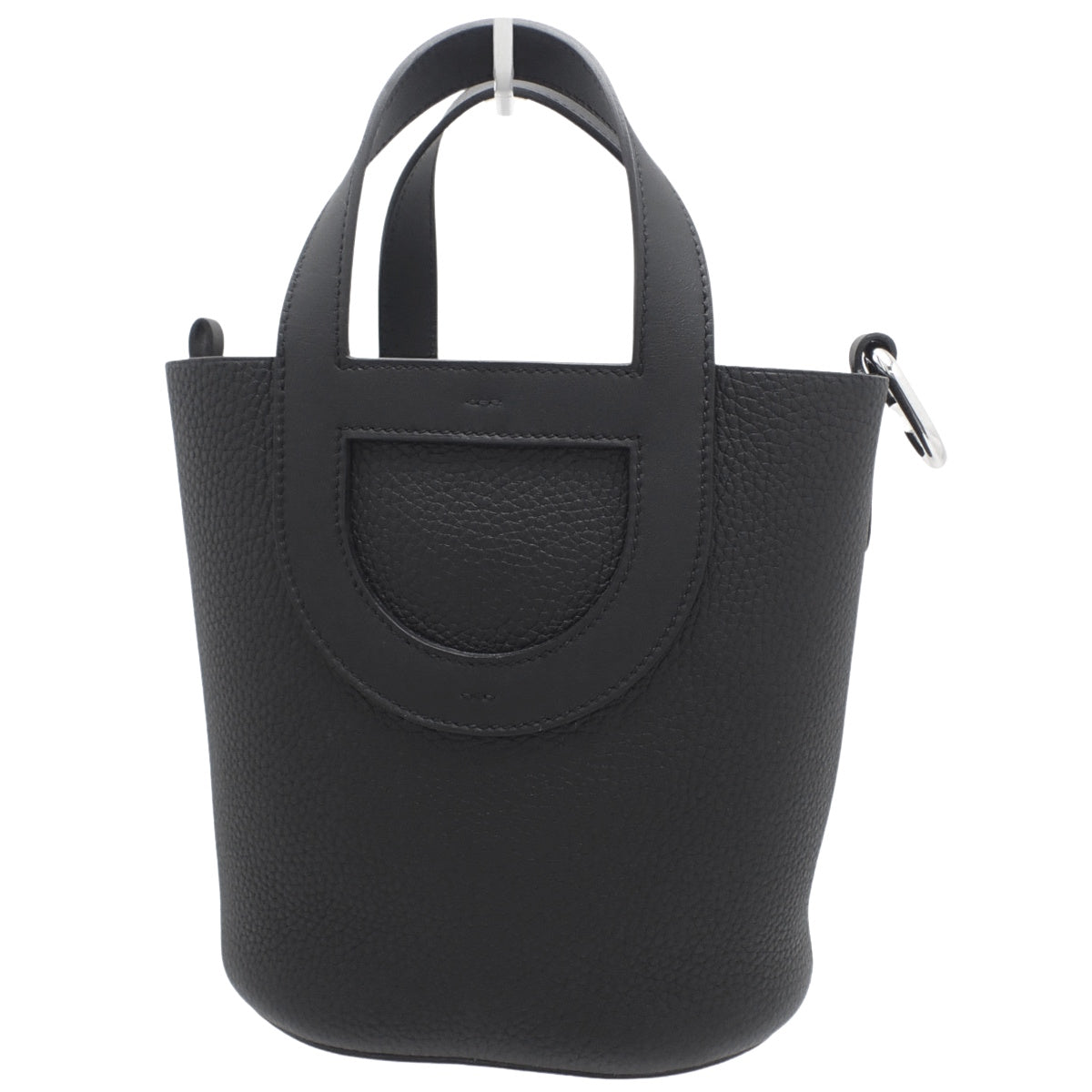 [Unused] In the Loop 18, Taurillon Clemence, Palladium Hardware, Black, Silver Hardware, W stamp