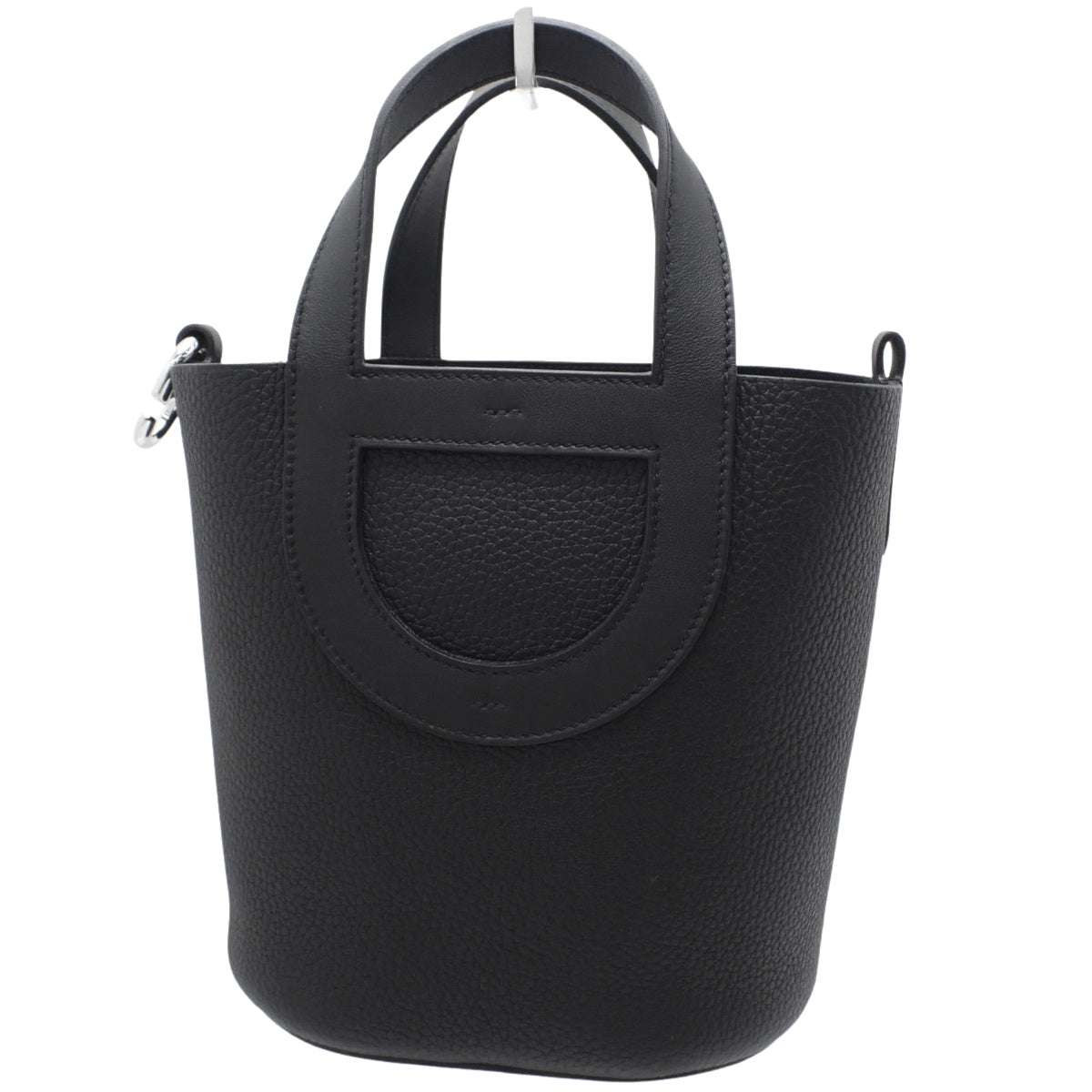 [Unused] In the Loop 18, Taurillon Clemence, Palladium Hardware, Black, Silver Hardware, W stamp