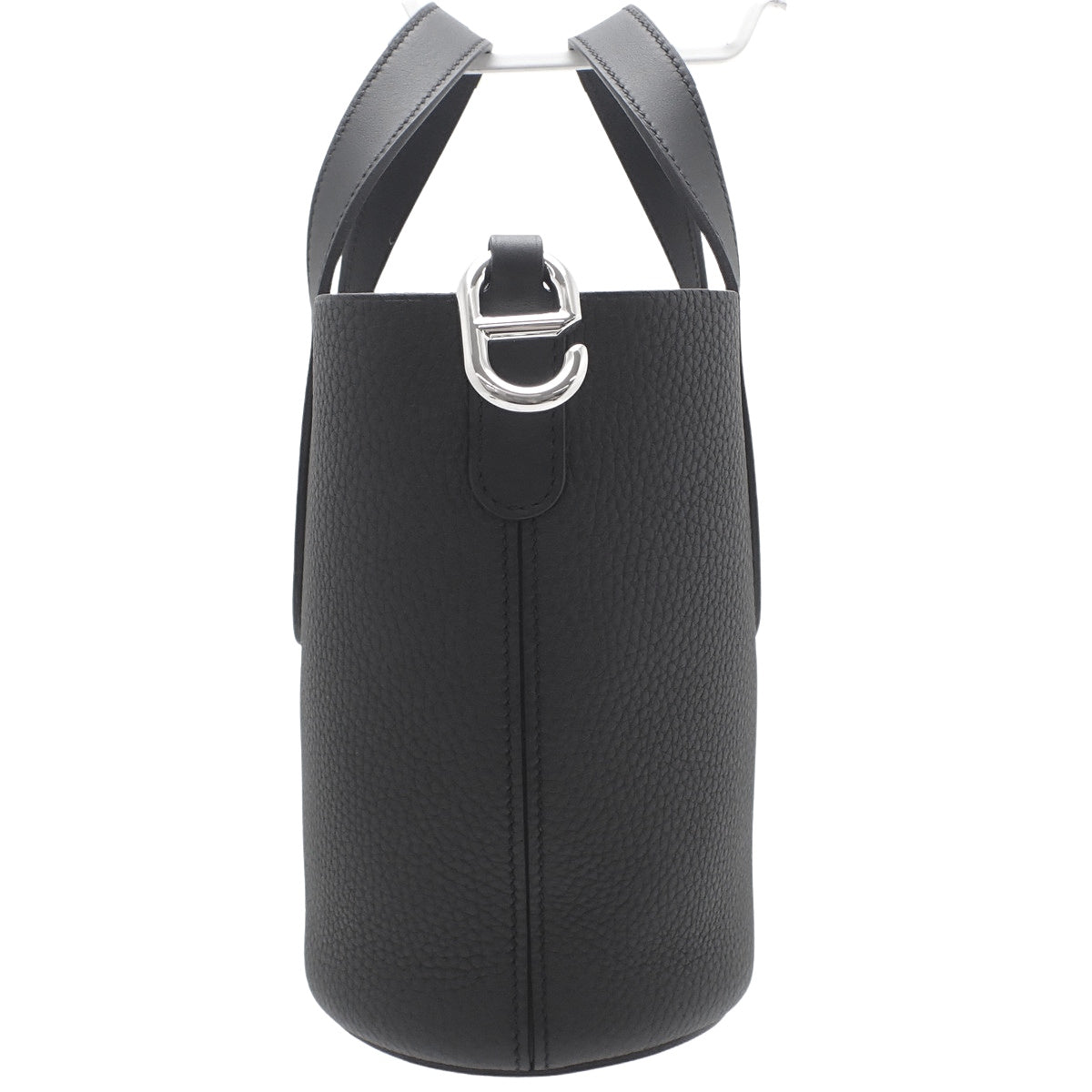 [Unused] In the Loop 18, Taurillon Clemence, Palladium Hardware, Black, Silver Hardware, W stamp