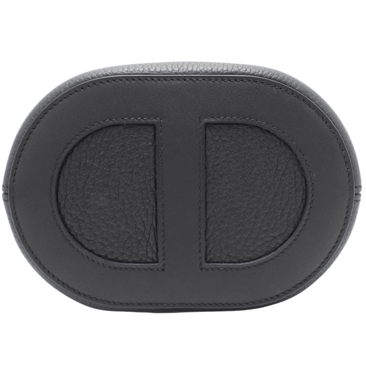 [Unused] In the Loop 18, Taurillon Clemence, Palladium Hardware, Black, Silver Hardware, W stamp