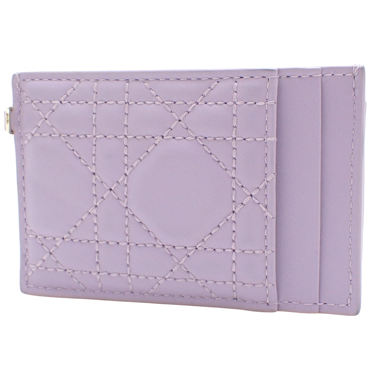 カナージュ カード&コインケース ラムスキン パープル