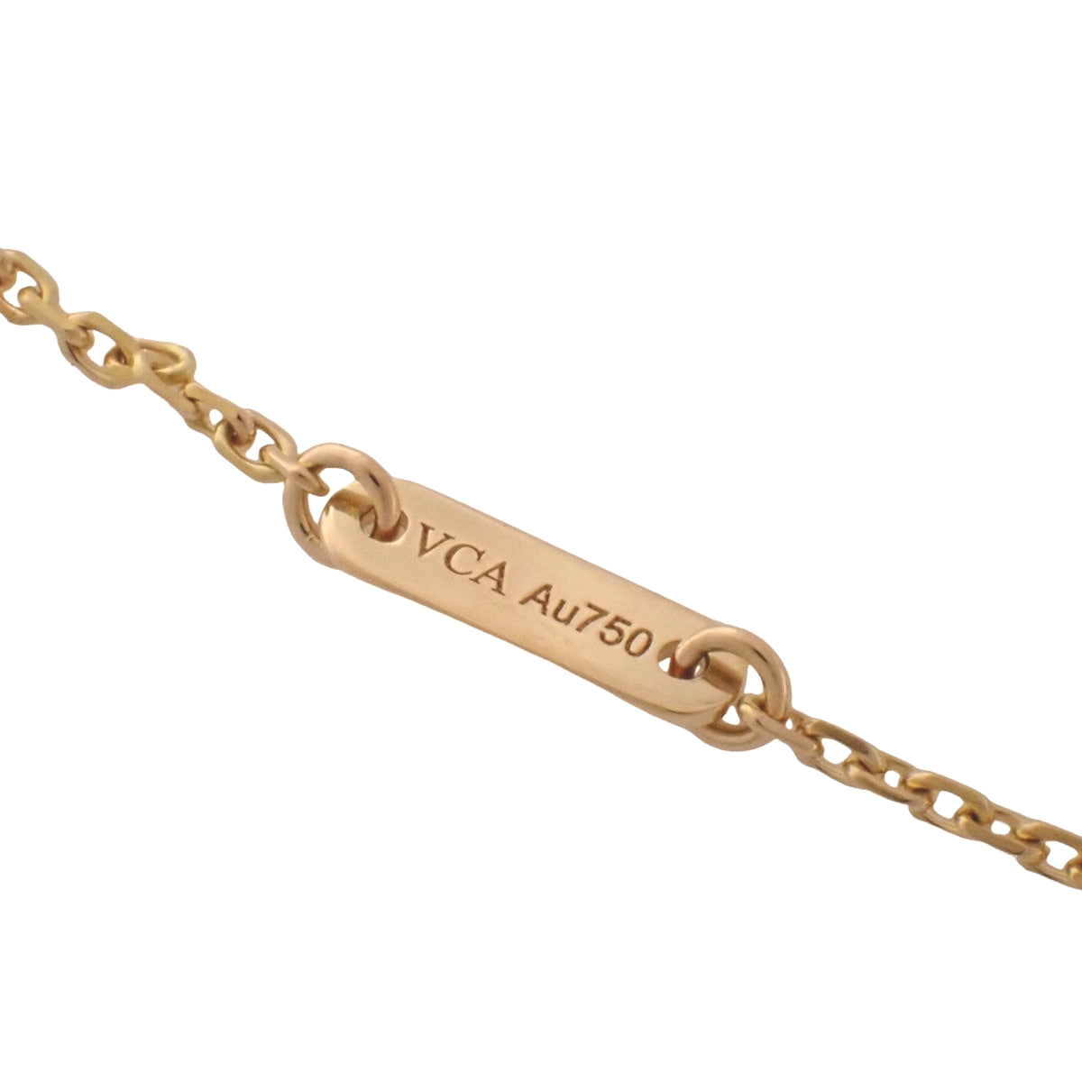 スウィート アルハンブラ ペンダント カーネリアン ピンクゴールド K18PG 2.7g