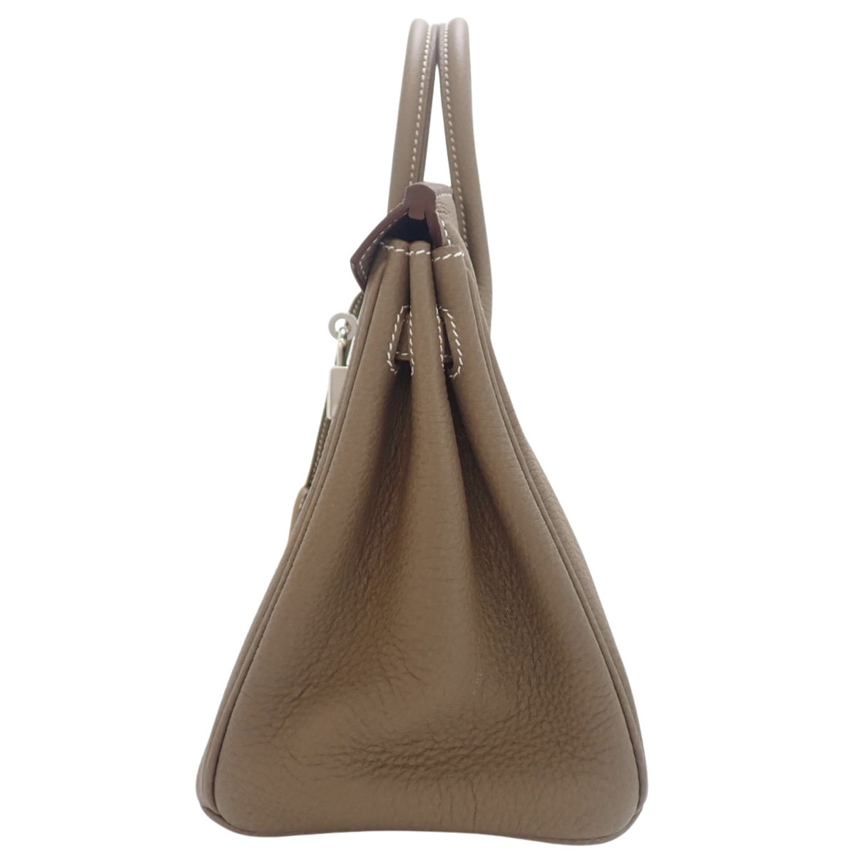 Birkin 25 Togo Palladium Hardware Etoupe K stamp