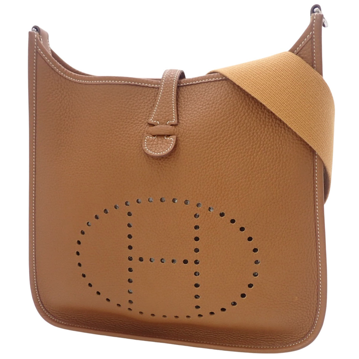 Evelyne II PM Taurillon Clemence Gold Silver Hardware □J stamp