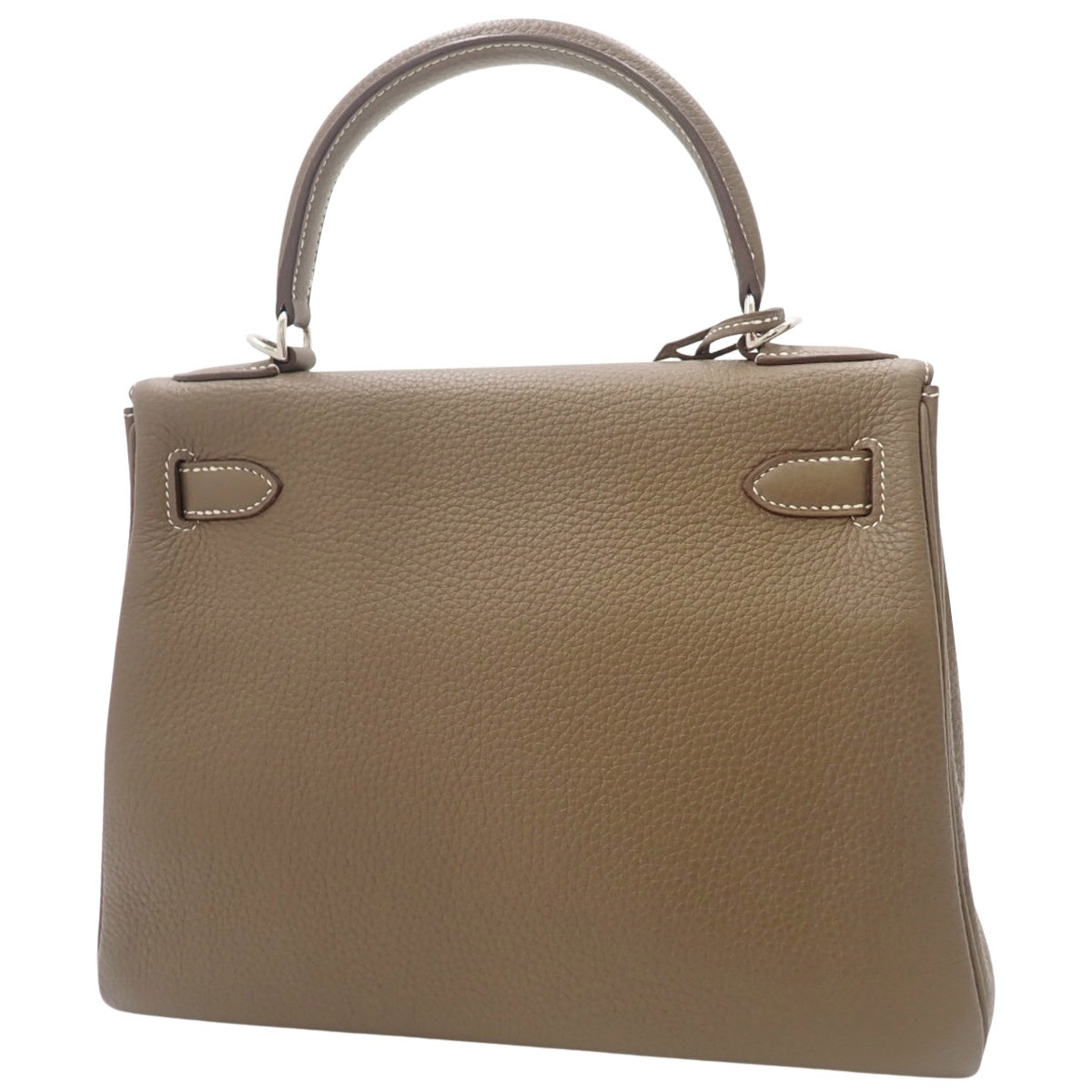 ケリー28 (内縫い) トリヨンクレマンス エトープ/エトゥープ シルバー金具 Y刻印