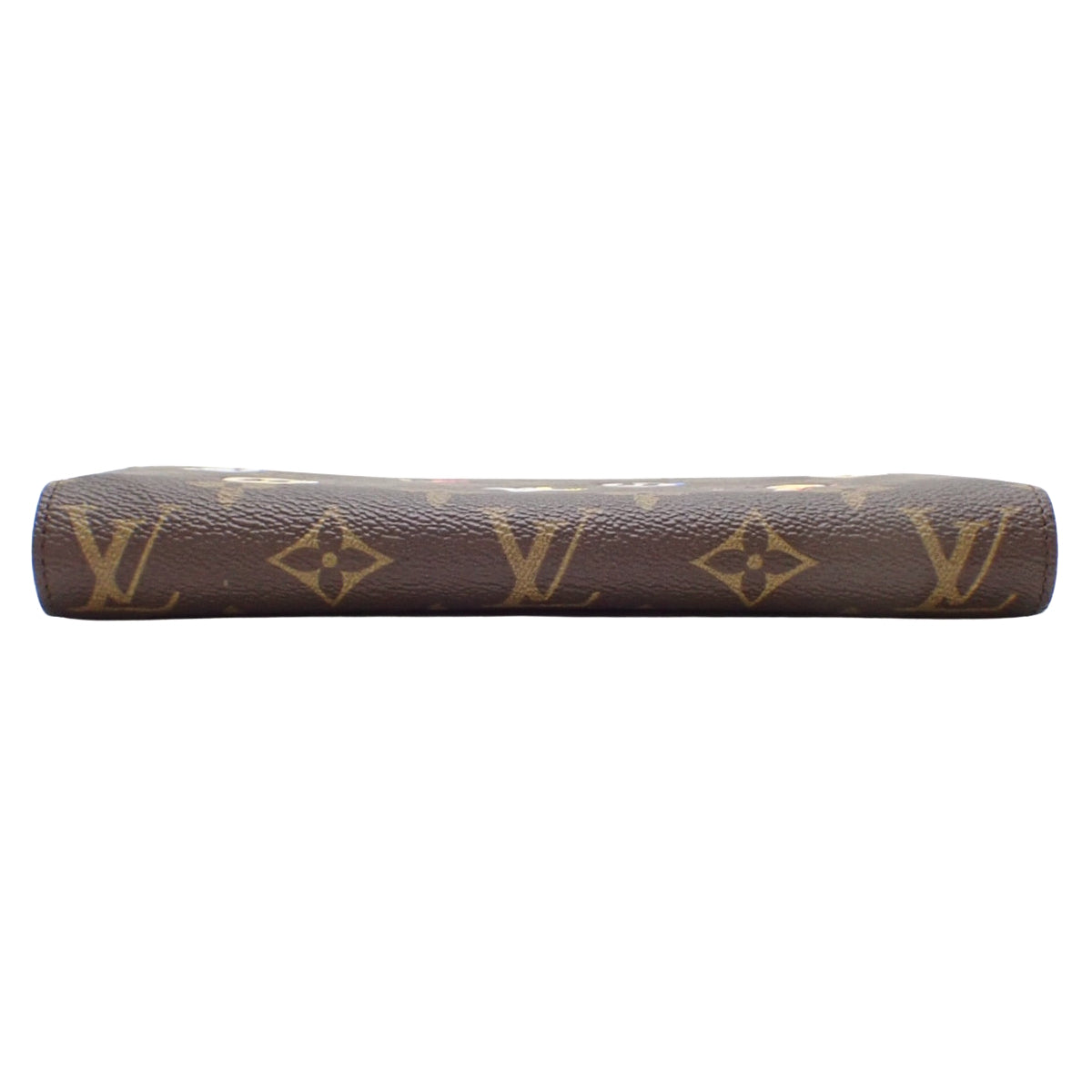 Monogram Love Lock Zippy Wallet Brown Multicolored Pink M64116