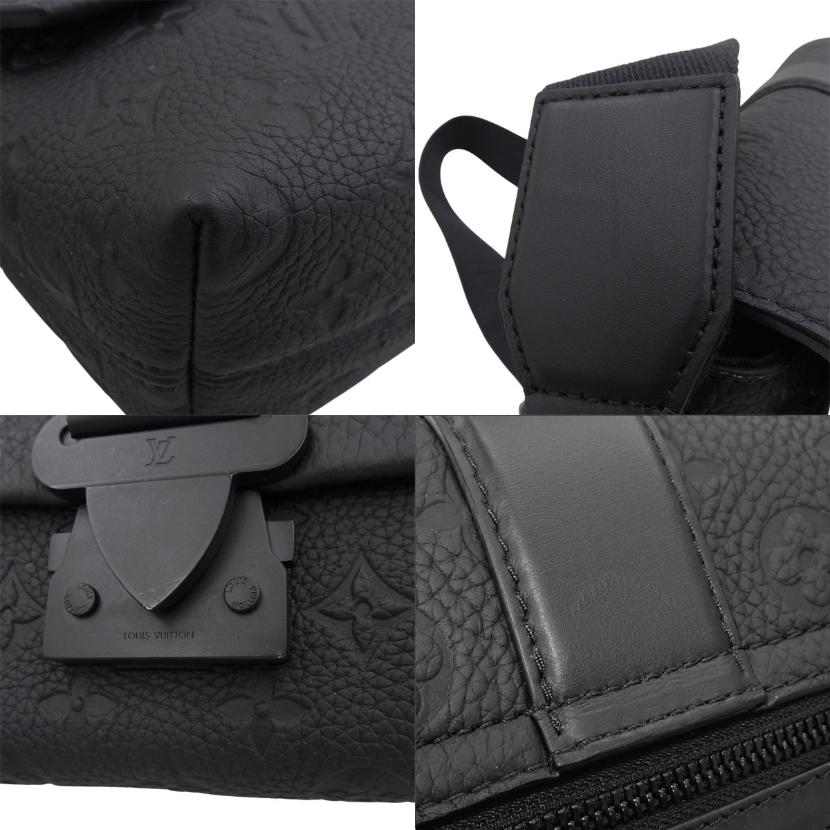 Monogram Taurillon S-Lock Messenger Black M23741