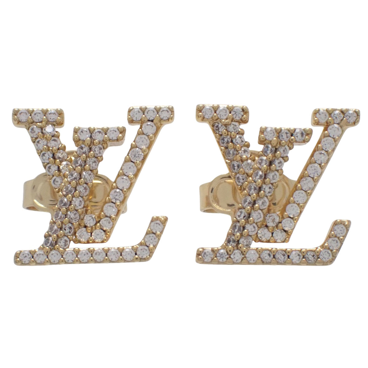 Earrings, LV Iconic Strass Metal (GP)