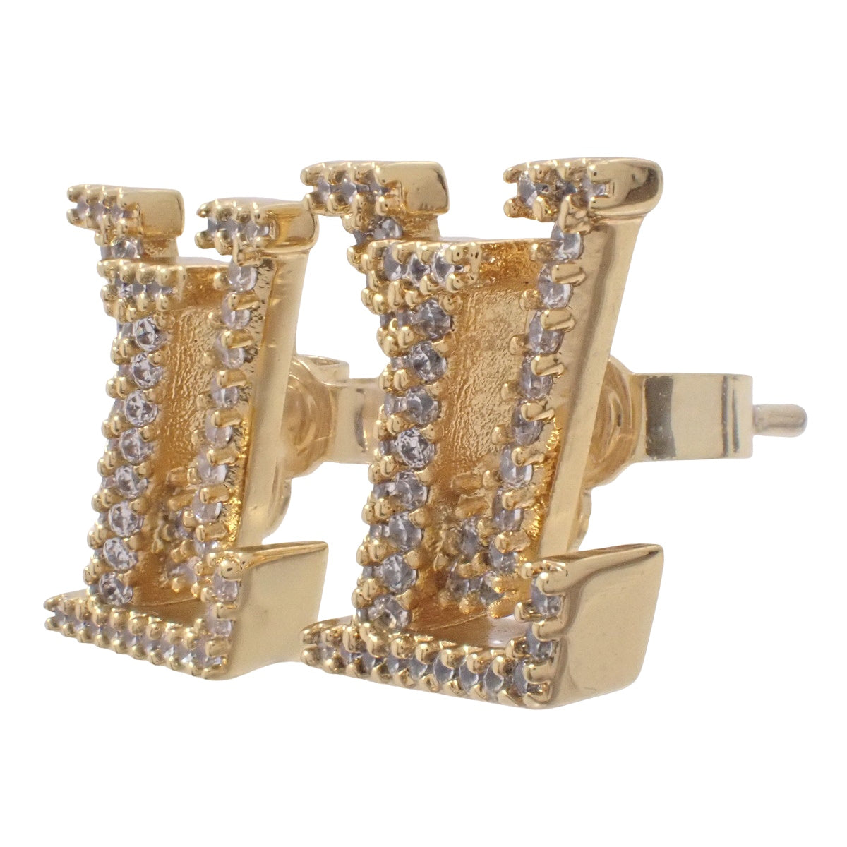 耳环 LV Iconic Strass 金属（GP）