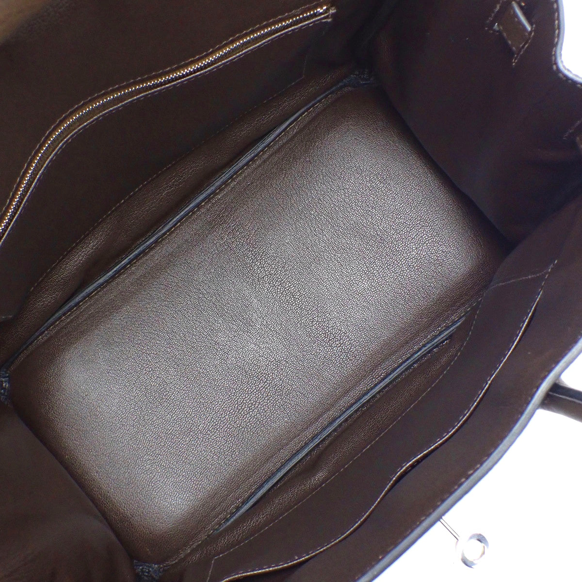 バーキン30 トリヨンクレマンス パラジウム金具 ショコラ シルバー金具 □L刻印