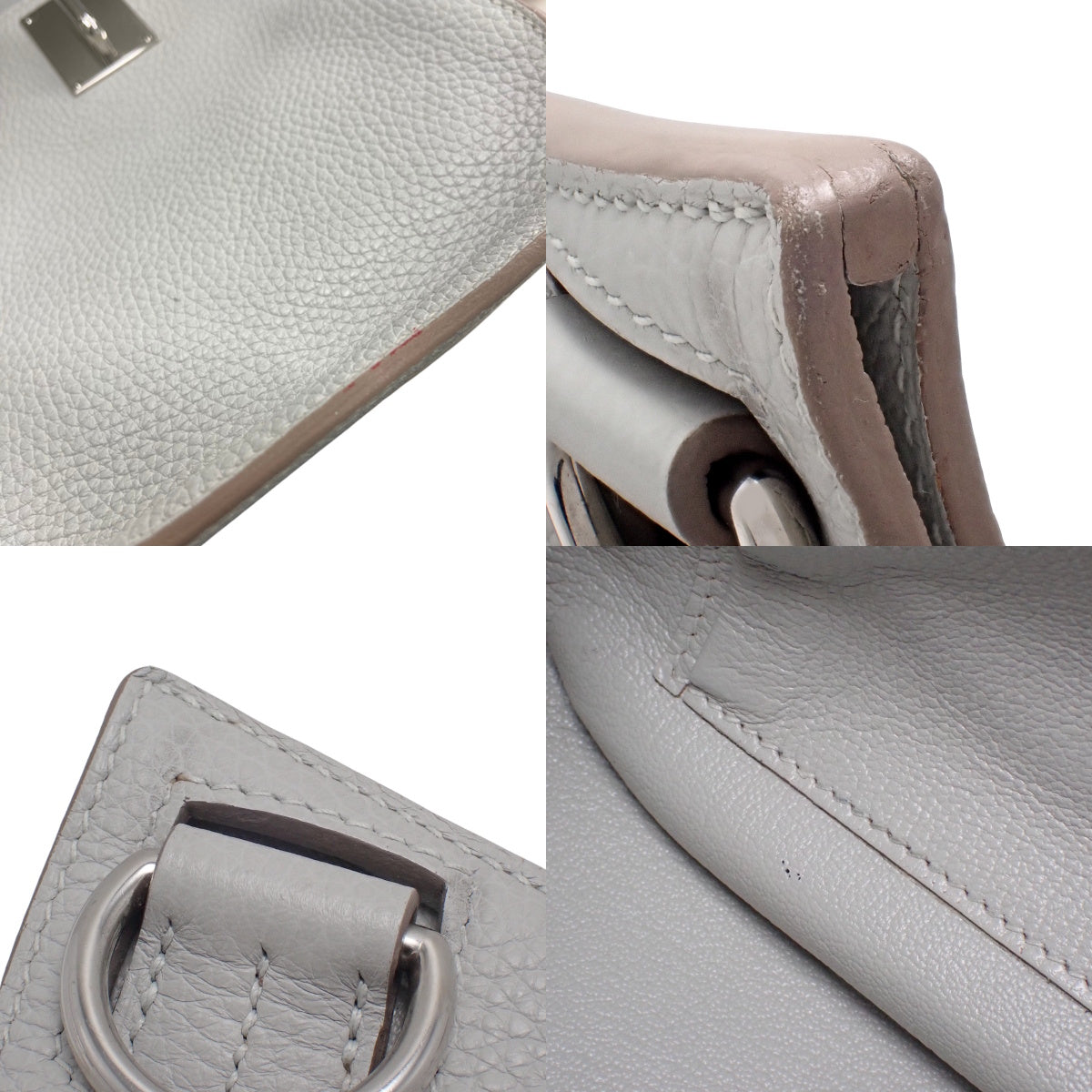 ジプシエール31 トリヨンクレマンス パラジウム金具 パールグレー シルバー金具 C刻印