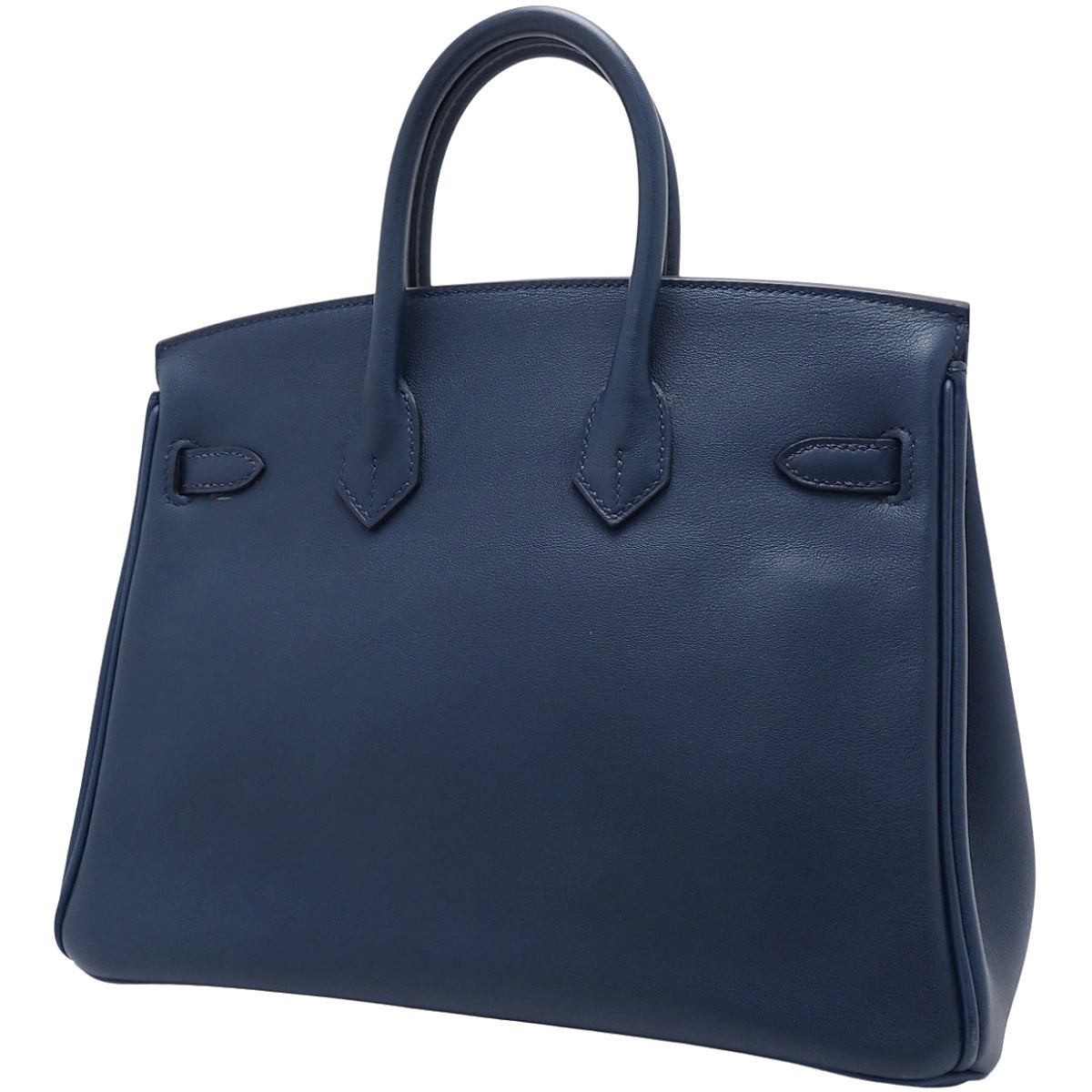 バーキン25 ヴォースイフト パラジウム金具 ディープブルー シルバー金具 Z刻印