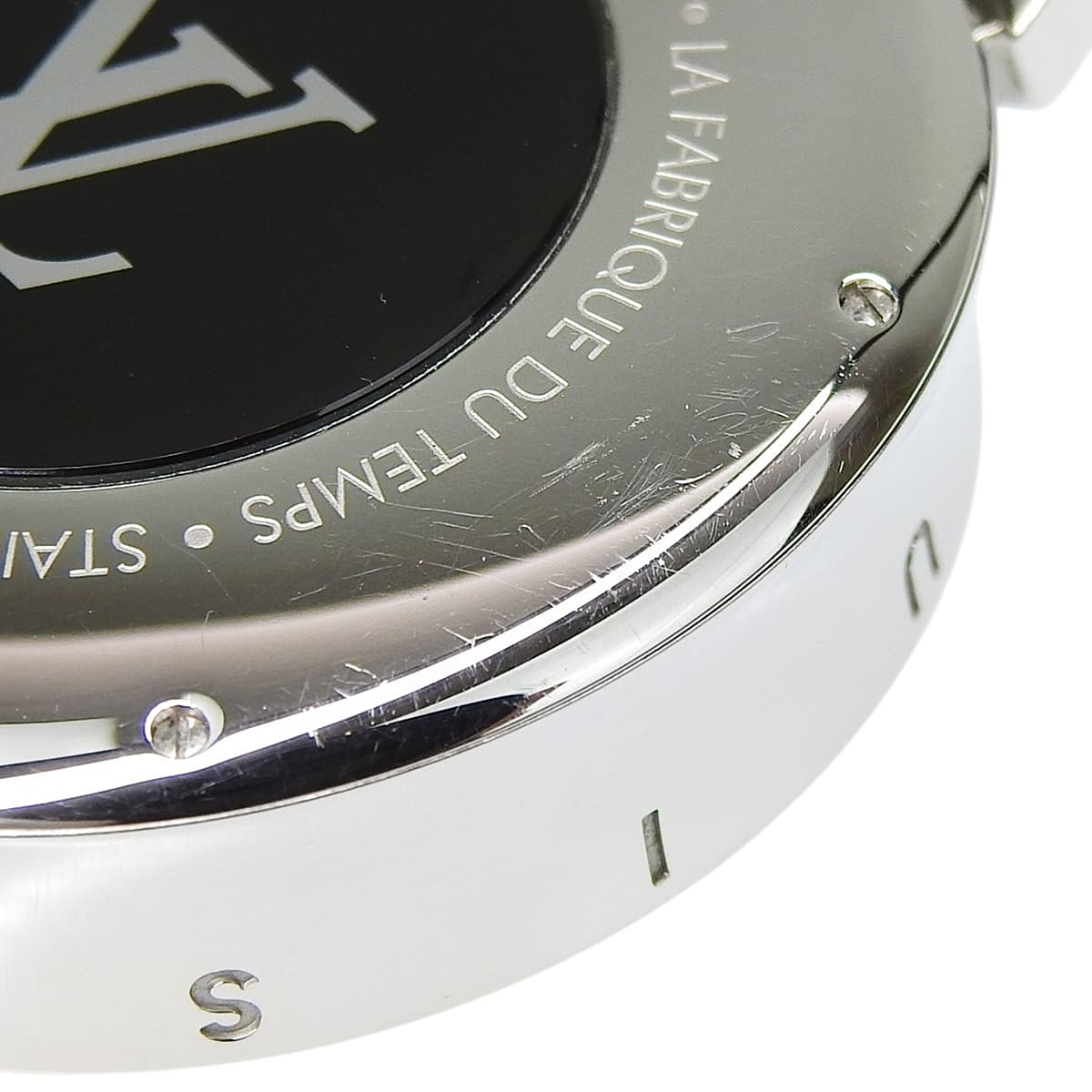 タンブール ムーン デュアルタイム GMT QA096Z SS/ラバー シルバー クオーツ メンズ