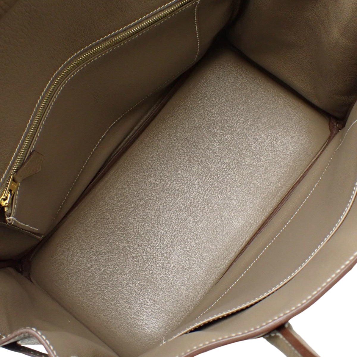Birkin 30 Togo, Etoupe/Etoupe color, gold hardware, C stamp.