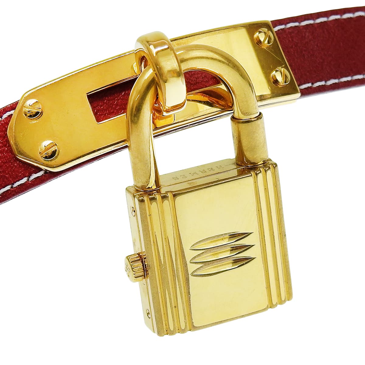 Kelly Watch KE1.201 GP/Leather Red Quartz Ladies