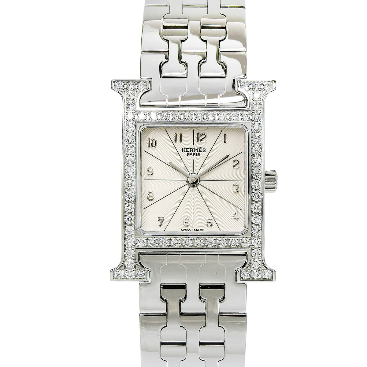 H Watch HH1.230 SS Diamond Bezel Quartz Ladies
