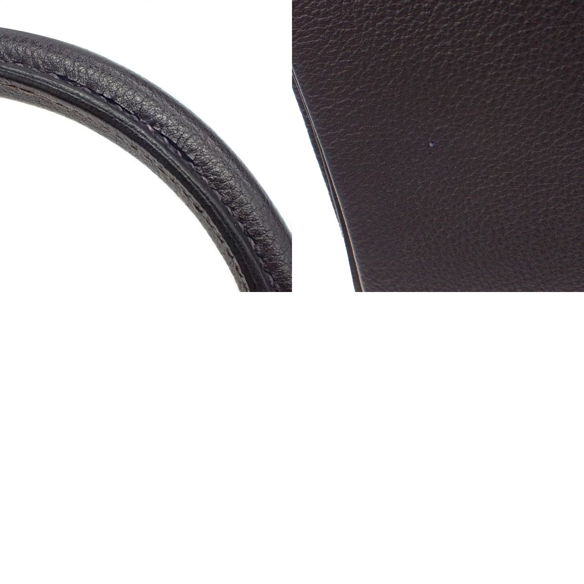 ケリー28 (内縫い) トリヨンクレマンス プルノワール シルバー金具 □E刻印