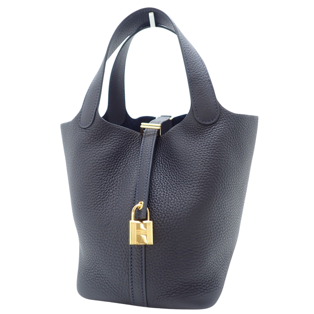 ピコタンロックPM トリヨンクレマンス ブルーニュイ ゴールド金具 U刻印