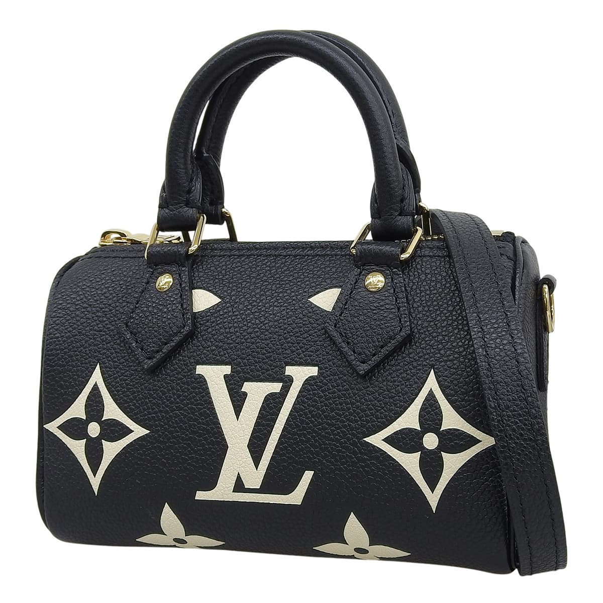 モノグラム・アンプラント ナノ・スピーディ ブラック ベージュ M81456