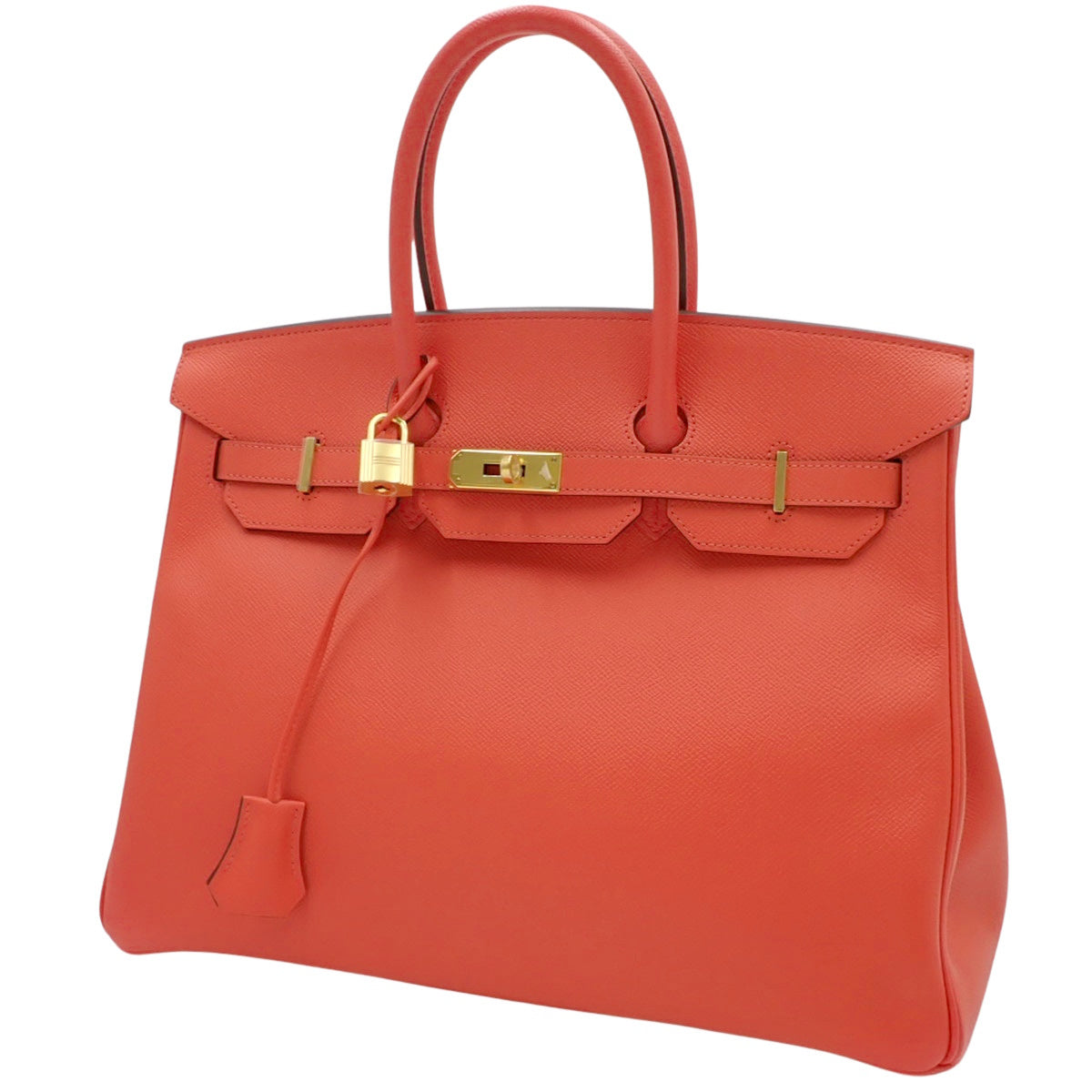 バーキン35 ヴォーエプソン ローズジャイプール ゴールド金具 X刻印