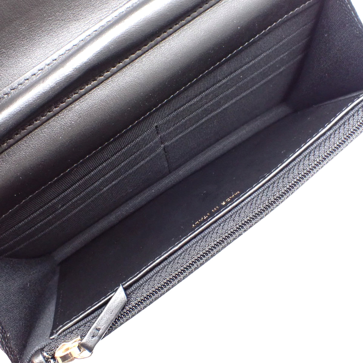 ボーイシャネル/マトラッセ ココマーク チェーンウォレット キャビアスキン ブラック AP1117