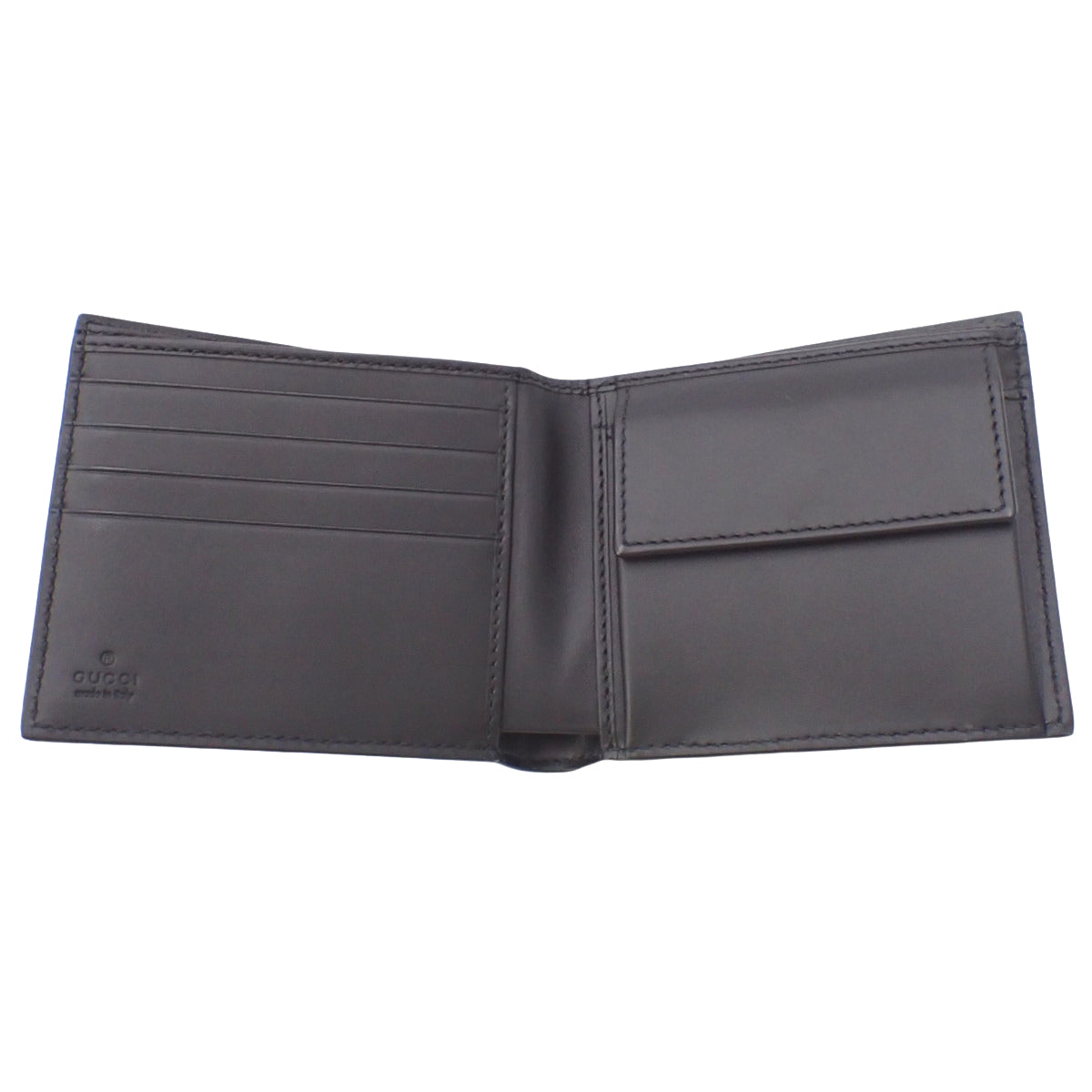 New Web Bi-fold Wallet GG Supreme Black Gray Navy Red 408826
