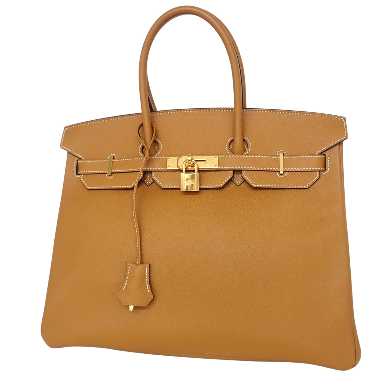 Birkin 35 Veau Epsom 太妃糖色 黄金色金属件 A刻印
