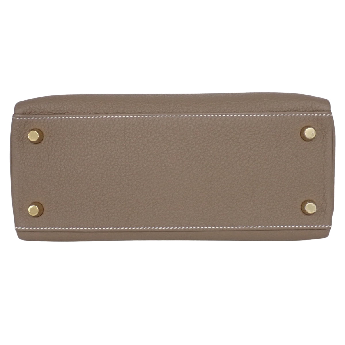 ケリー25 (内縫い) トゴ エトゥープ/エトープ ゴールド金具 U刻印