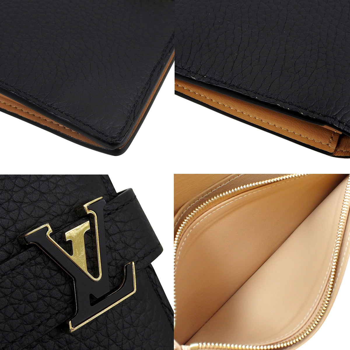 LV ヴェルティカル ウォレット トリヨンレザー ノワール M81330