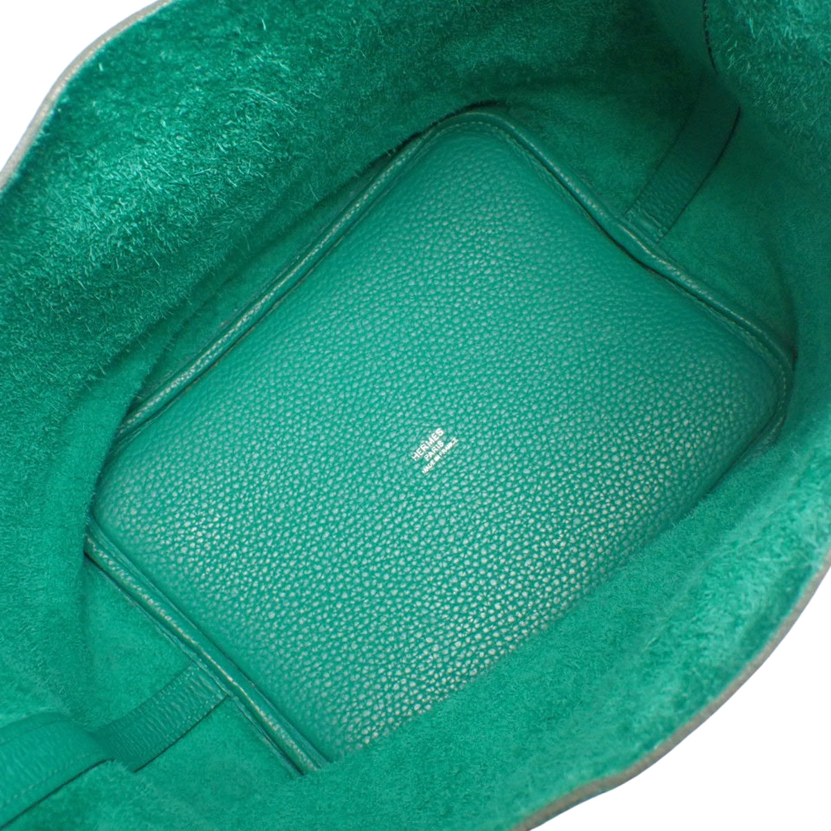 ピコタンロックエクラMM トリヨンクレマンス パラジウム金具 ヴェールヴェローヌ/ブルーノール Y刻印