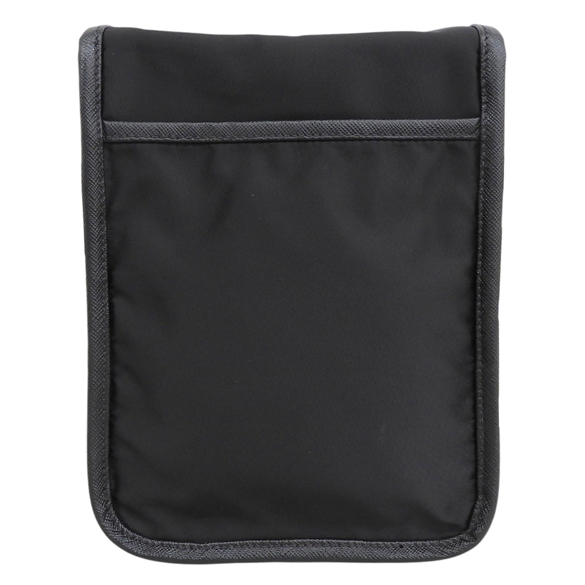 Re-Nylon ショルダーバッグ ナイロン サフィアーノレザー NERO ネロ 2VD028