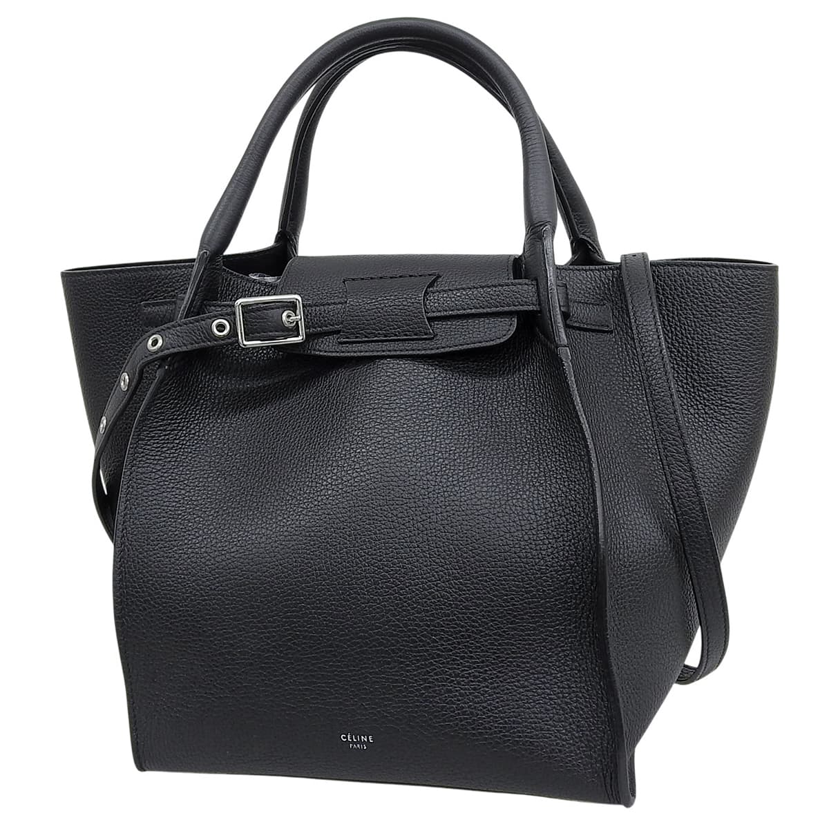 ビッグバッグ スモール レザー ブラック 183313A4U