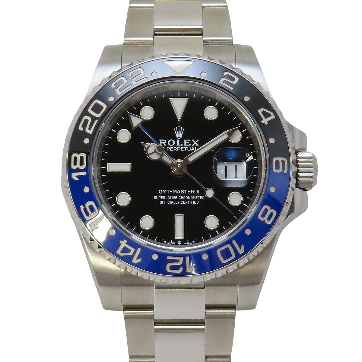 GMT-マスター2 126710BLNR SS ランダム番 ブラック 自動巻き メンズ