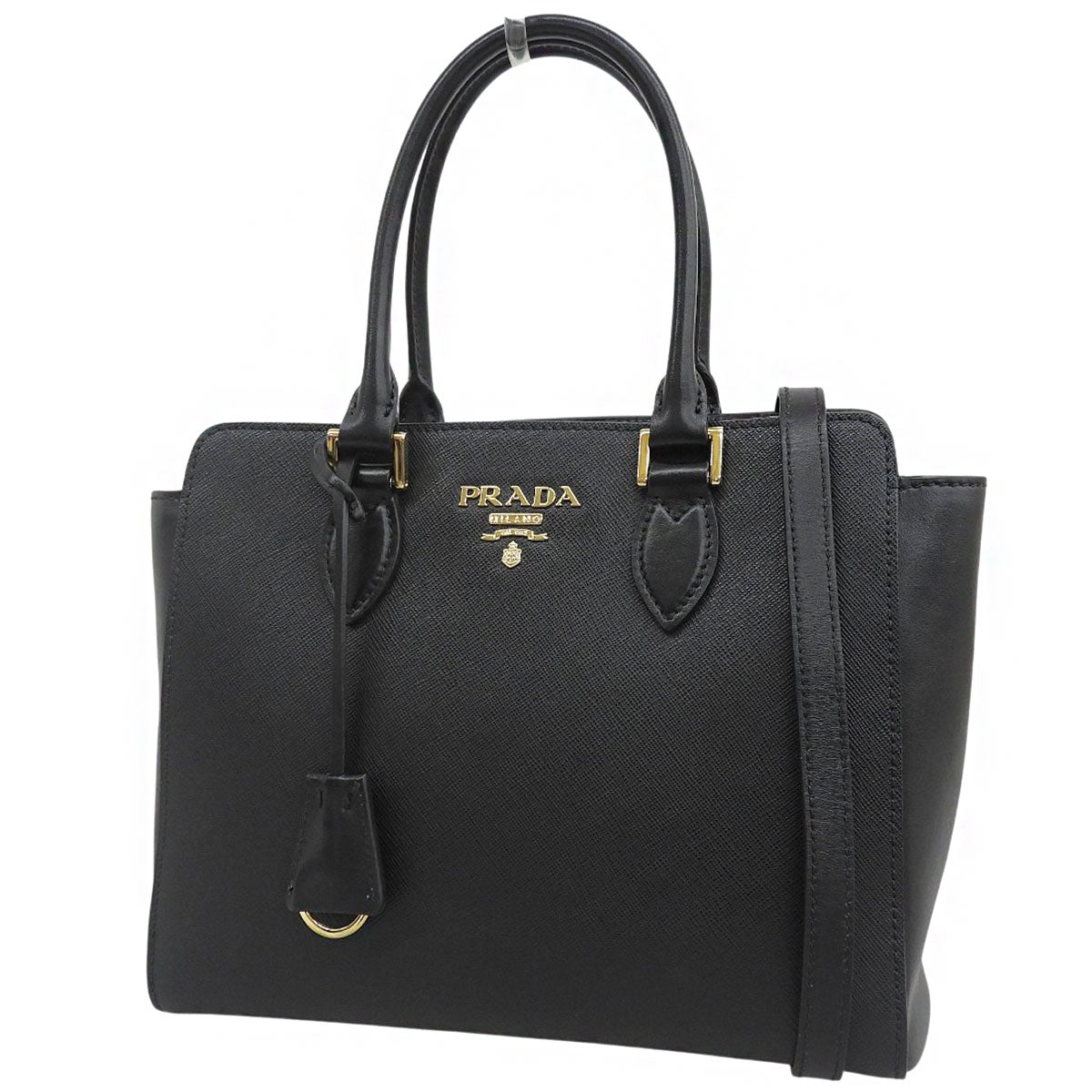 2WAY バッグ サフィアーノレザー NERO ネロ 1BA113