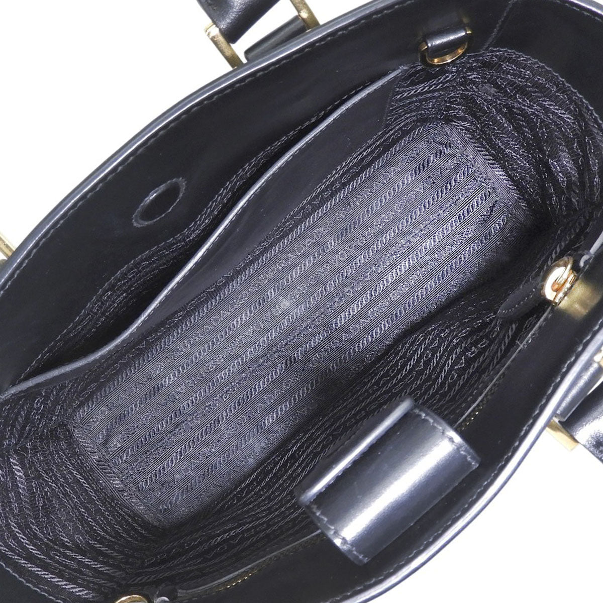 2WAY バッグ サフィアーノレザー NERO ネロ 1BA113