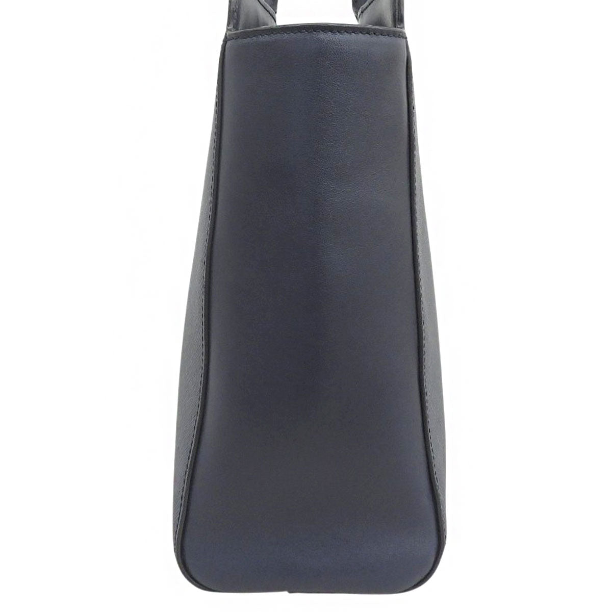 2-Way Saffiano Leather Bag Navy