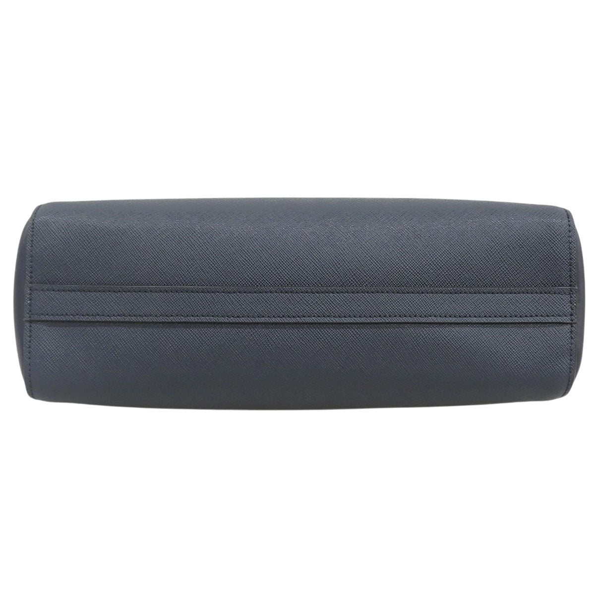2-Way Saffiano Leather Bag Navy