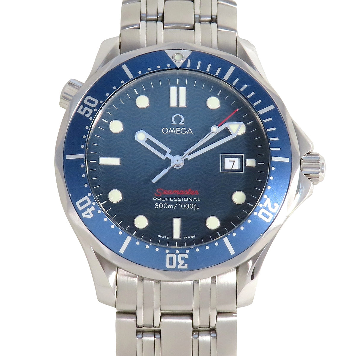 Seamaster 300 2221.80 SS Blue Quartz Men's
